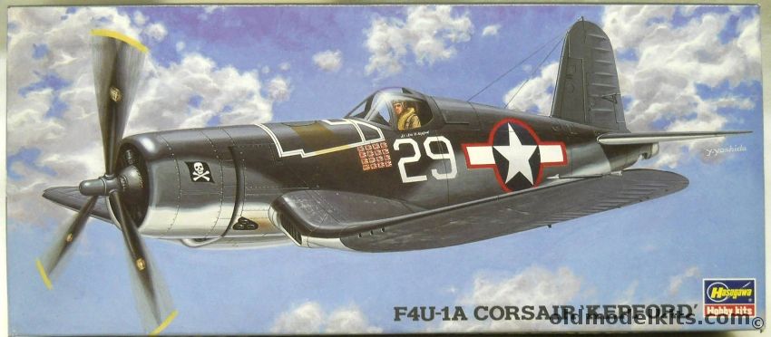 Hasegawa 1/72 TWO F4U-1A Corsair Kepford - (F4U Ace Ira Kepford), AP130 plastic model kit