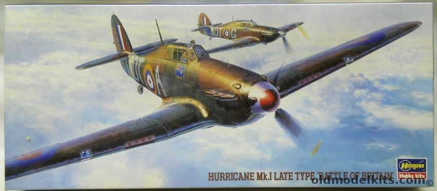 Hasegawa 1/72 Hawker Hurricane Mk.I Late Type Battle of Britain, AP38 plastic model kit