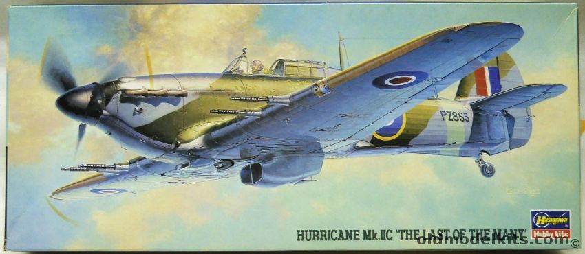 Hasegawa 1/72 TWO Hurricane Mk.IIC The Last of Many - No. 3 Sq RAF 1941 / Last Hurricane Produced, AP39 plastic model kit