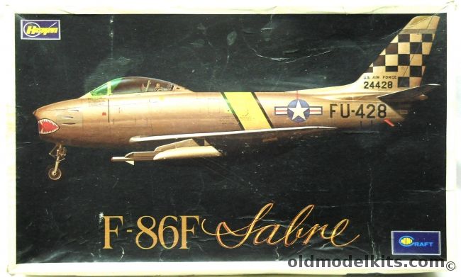 Hasegawa 1/32 F-86F Sabre - USAF 51st FIW or 'SHE' of No.2 Sq. South African Air Force, JS-084 plastic model kit