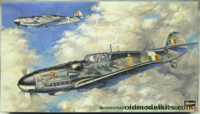 Hasegawa 1/48 Messerschmitt Bf-109 G-6 Italian Air Force - (Bf109G6), JT166 plastic model kit