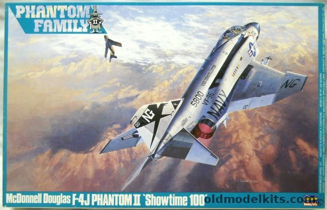 Hasegawa 1/48 McDonnell Douglas F-4J Phantom II Showtime 100 - Flown For Three Kills By Cunningham And Driscoll / Fighting Falcons VF-96 (#107) / Silver Eagles VMFA-115 USMC / Bicentennial Colors VMFA-115 USMC, P1 plastic model kit