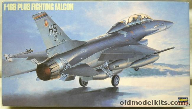 Hasegawa 1/48 General Dynamics F-16B  Fighting Falcon - USAF 307th TFS 31st TFW / 17th TFS 363rd TFW / 13rd TFS 432nd TFW, V5 plastic model kit