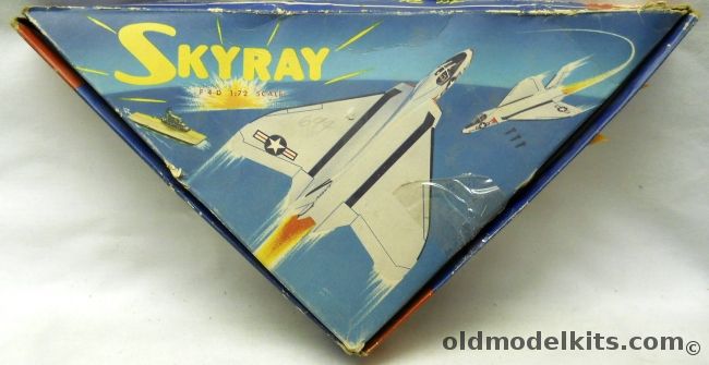 Hawk 1/72 F4D Skyray Triangle Box, 402 plastic model kit