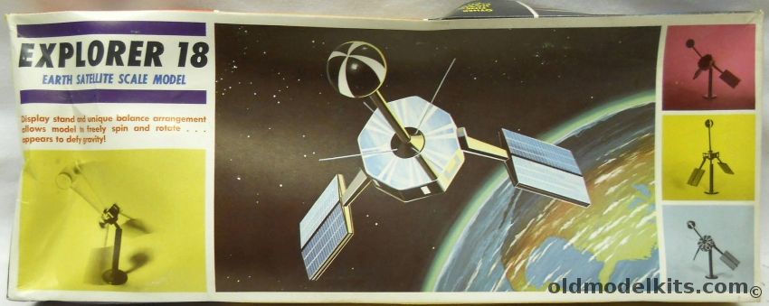 Hawk 1/20 Explorer 18 Earth Satellite, 553-130 plastic model kit