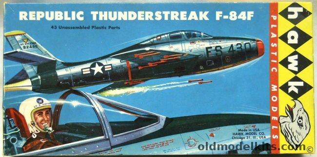 Hawk 1/72 Republic F-84F Thunderstreak, 606-50 plastic model kit