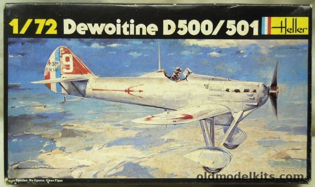 Heller 1/72 Dewoitine D-500 or D-501 - 1 Escadrille GC 1/4 or 4 Escadrille GCN II/4, 209 plastic model kit