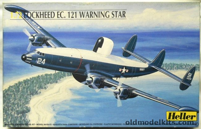 Heller 1/72 Lockheed EC-121 Warning Star - AEW Aircraft, 80311 plastic model kit