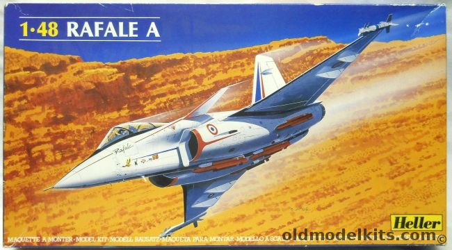 Heller 1/48 Rafale A Fighter, 80421 plastic model kit