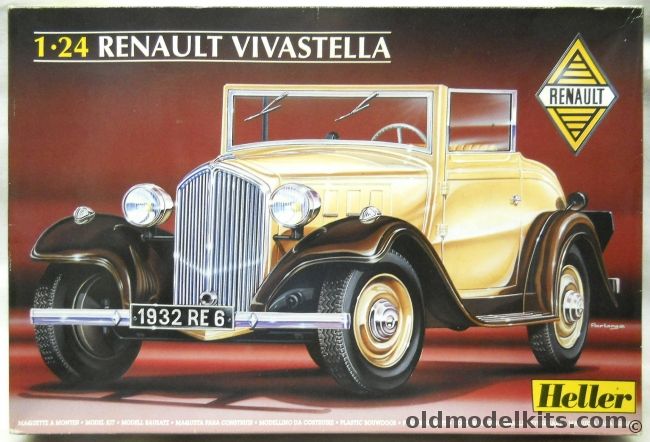 Heller 1/24 Renault Vivastella, 80724 plastic model kit