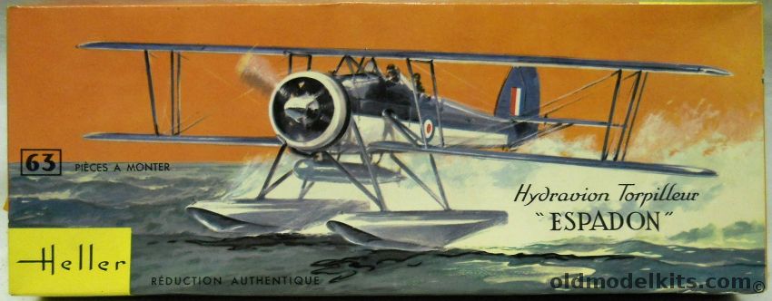 Heller 1/50 Espadon Torpedo Floatplane plastic model kit