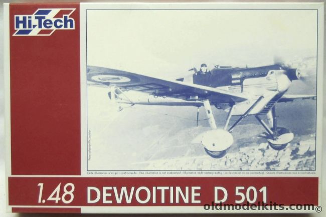 Hi-Tech 1/48 Dewoitine D-501 - (D501), HT004 plastic model kit