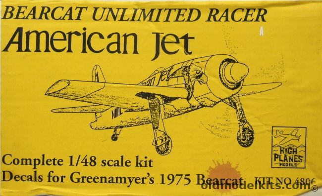 High Planes 1/48 Bearcat Unlimited Racer American Jet - Greenamyers 1975 F8F, 4806 plastic model kit