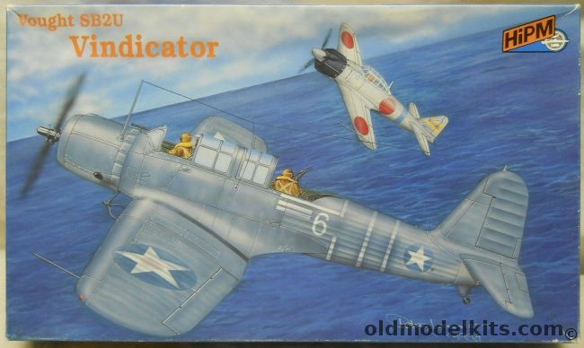 HiPM 1/48 Vought SB2U Vindicator - Hi-Vis USS Ranger 1941 / Hi-Vis VB-3 1940 /  Midway June 4 1942 VMSB-241, 48-001 plastic model kit
