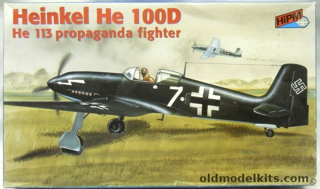 HiPM 1/48 Heinkel He-100D - He-113 Propaganda Fighter - (He100D), 48-003 plastic model kit