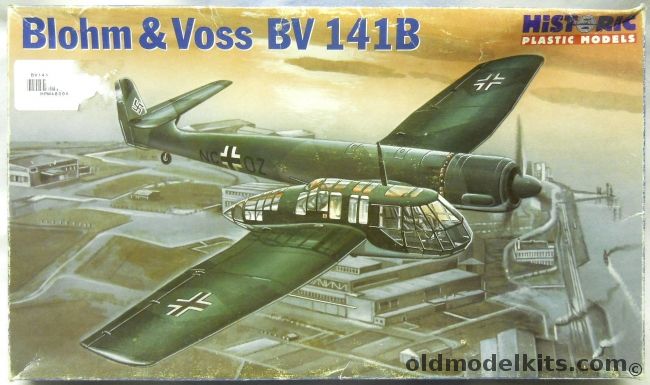 Historic 1/48 Blohm & Voss BV-141B - Luftwaffe NC+OZ / NC+RF / NC+RH, 48-004 plastic model kit