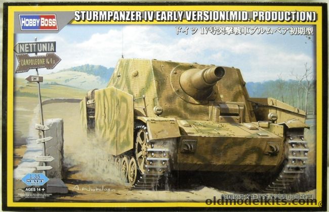 Hobby Boss 1/35 Sturmpanzer IV Early Version - Mid Production, 80135 plastic model kit