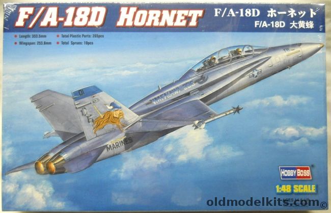 Hobby Boss 1/48 F/A-18D Hornet, 80322 plastic model kit