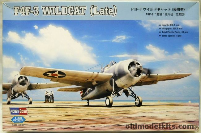 Hobby Boss 1/48 F4F-3 Wildcat - (F4F F4F3), 80327 plastic model kit