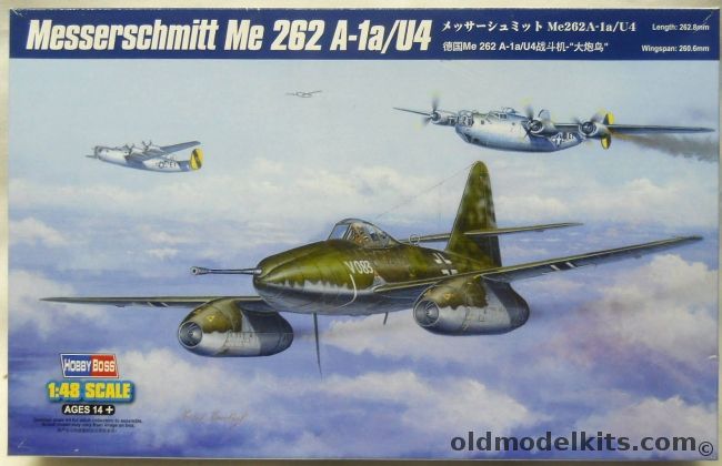 Hobby Boss 1/48 Messerschmitt Me-262 A-1a/U4, 80372 plastic model kit