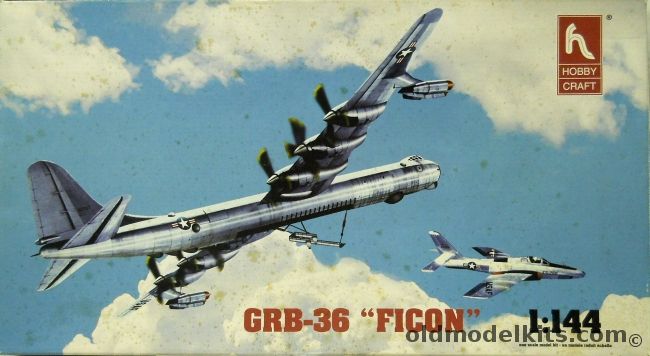 Hobby Craft 1/144 Convair GRB-36 FICON - With F-84 and XF-85 Goblin, HC1273 plastic model kit