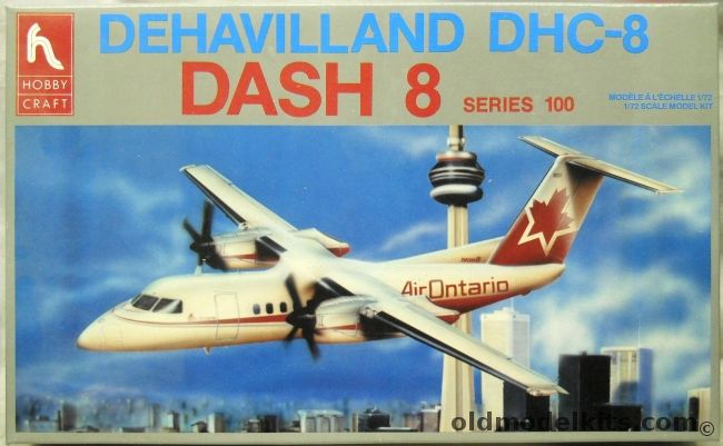 Hobby Craft 1/72 DHC-8 Dash 8 Series 100 - Piedmont / Henson / Air Ontario, HC1341 plastic model kit