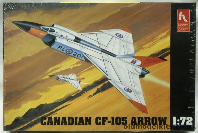 Hobby Craft 1/72 Avro CF-105 Arrow, HC1392 plastic model kit