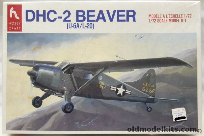 Hobby Craft 1/72 de Havilland DHC-2 Beaver (U-6A / L-20) - USAF or Royal Australian Air Force, HC1398 plastic model kit