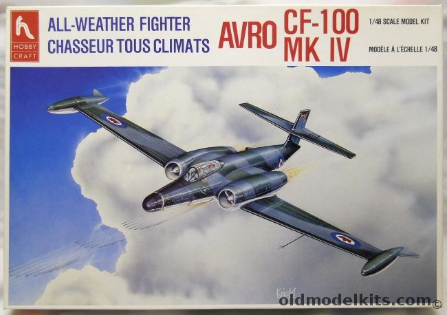 Hobby Craft 1/48 Avro CF-100 MK IV - All-Weather Fighter, HC1650 plastic model kit