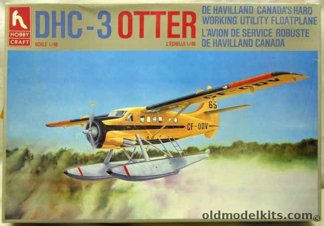 Hobby Craft 1/48 De Havilland DHC-3 Floatplane - SAC 4082 Command Wing USAF or Civil Ontario Ministry of Natural Resources, HC1655 plastic model kit