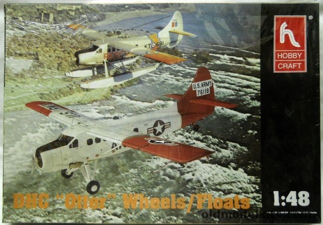 Hobby Craft 1/48 DHC Otter - Wheels Or Floats - US Army Or Royal Canadian Air Force, HC1657 plastic model kit