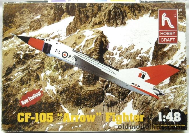 Hobby Craft 1/48 Avro CF-105 Arrow, HC1659 plastic model kit