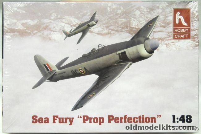 Hobby Craft 1/48 Sea Fury - Prop Perfection, HC1454 plastic model kit