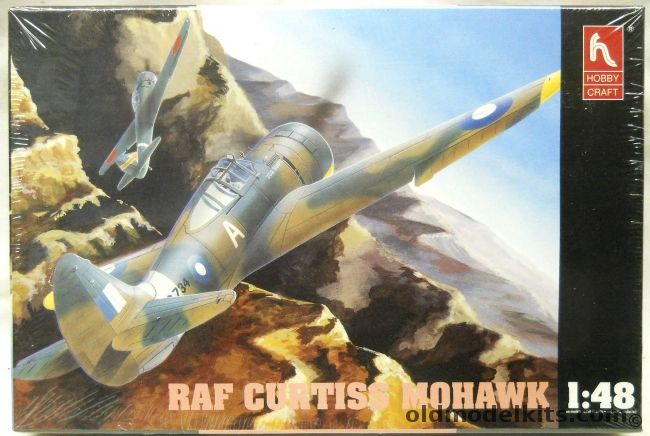 Hobby Craft 1/48 RAF Curtiss Mohawk, HC1556 plastic model kit