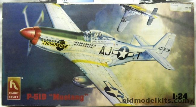 Hobby Craft 1/24 P-51D Mustang - (ex Trumpeter), HC1801 plastic model kit