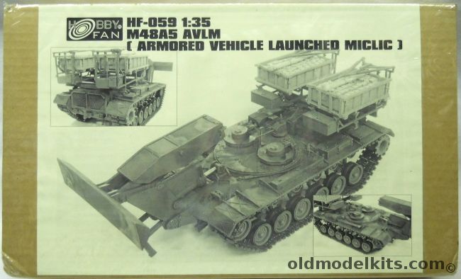 Hobby Fan 1/35 M48A5 AVLM - Armored Vehicle Launched MICLIC, HF059 plastic model kit