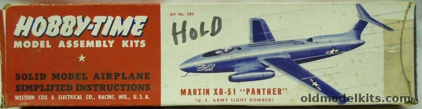 Hobby-Time 1/97 TWO Martin XB-51 Panther - Light Bomber, 285 plastic model kit