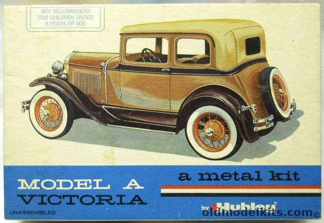 Hubley 1/20 Ford Model A Victoria, 4866 plastic model kit