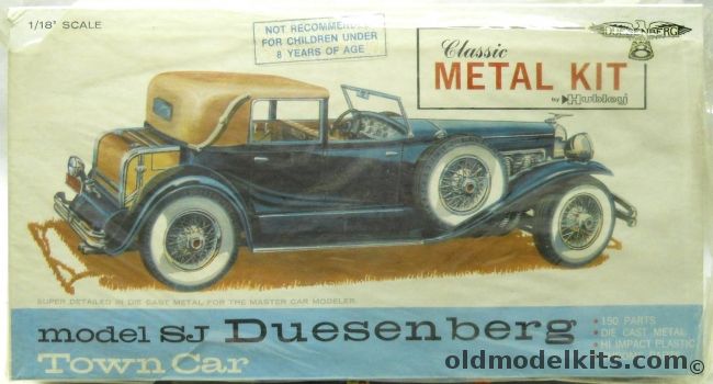 Hubley 1/18 Duesenberg Model SJ Town Car, 4868 plastic model kit