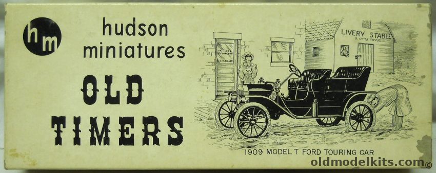 Hudson Miniatures 1/16 1909 Ford Model T Touring Car plastic model kit