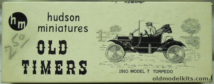 Hudson Miniatures 1/16 1910 Ford Model T Torpedo Convertible plastic model kit