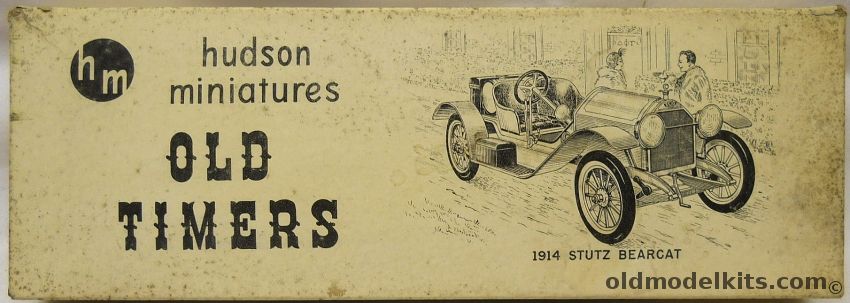 Hudson Miniatures 1/16 1914 Stutz Bearcat - Old Timers plastic model kit