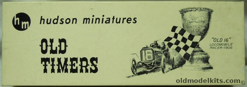 Hudson Miniatures 1/16 Old 16 Locomobile Racer 1906 - Old Timers plastic model kit