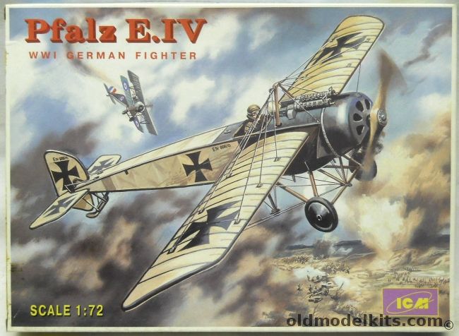 ICM 1/72 TWO Pfalz E-IV, 72121 plastic model kit