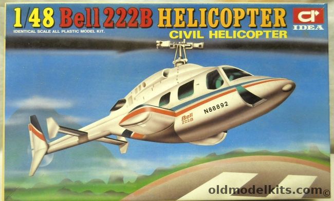 Idea 1/48 Bell 222B, AP-041 plastic model kit