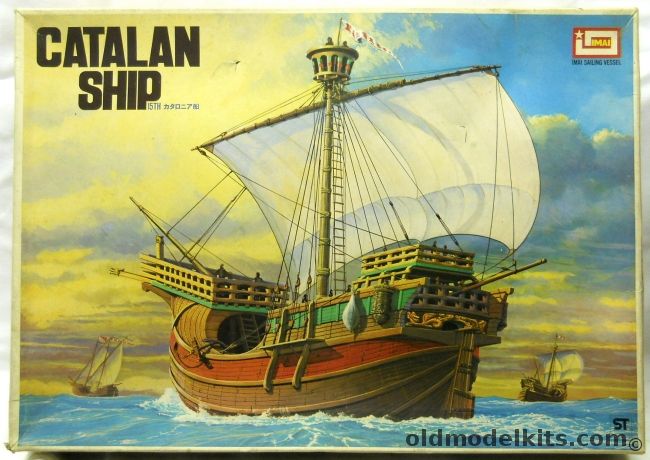 Imai Catalan Ship - 15th Century, B295 plastic model kit