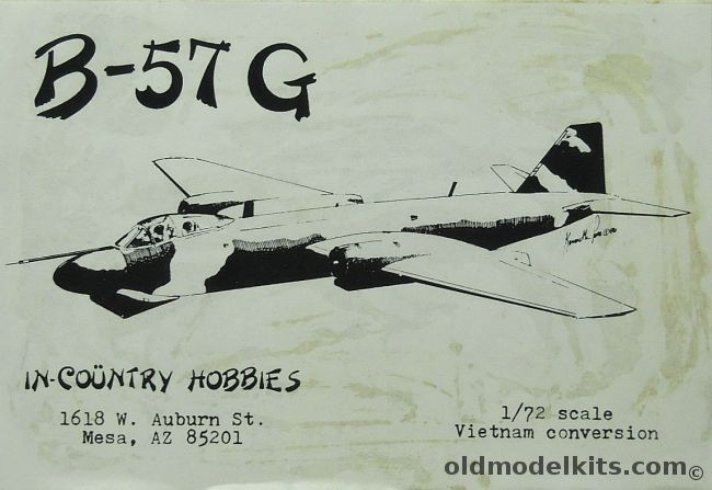 In-Country Hobbies 1/72 B-57G Vietnam Conversion plastic model kit