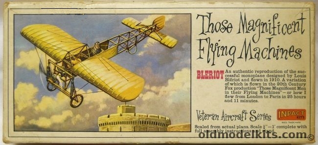 Inpact 1/48 1910 Bleriot Those Magnificent Flying Machines, P101 plastic model kit