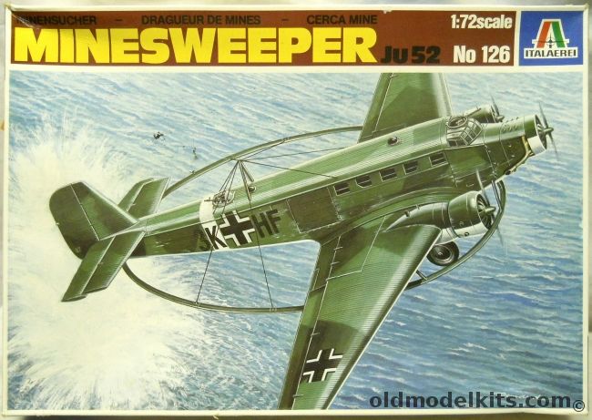 Italaerei 1/72 Ju-52 Minesweeper, 126 plastic model kit