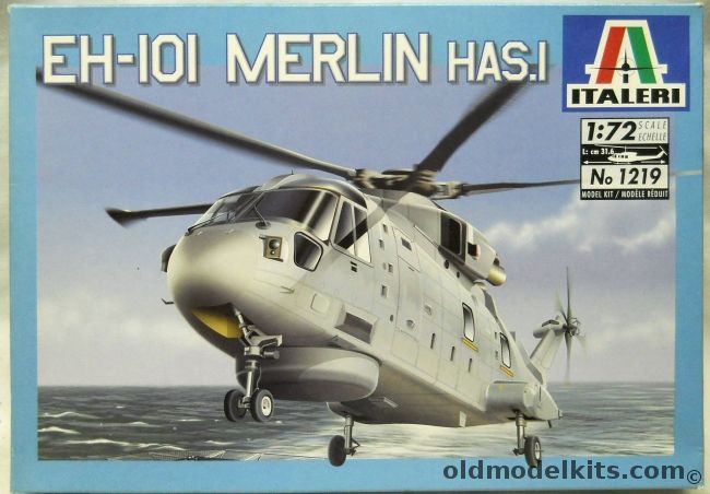 Italeri 1/72 EH-101 Merlin HAS.I - Royal Navy, 1219 plastic model kit